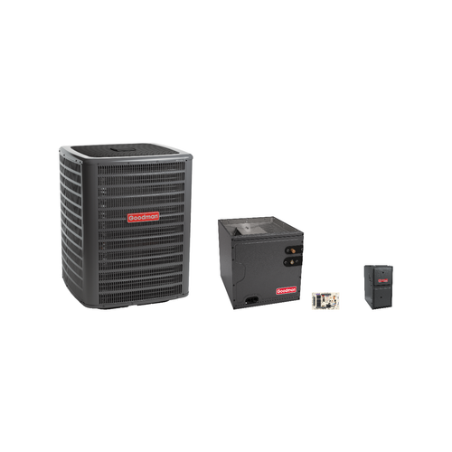 Goodman 1.5 Ton Heat Pump & Gas Furnace Dual Fuel System with AFE18-60A Kit