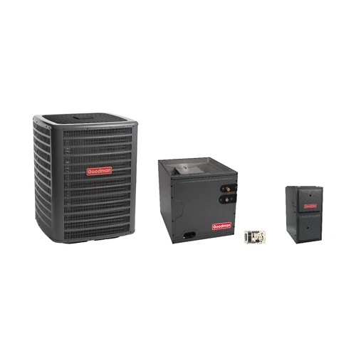 Goodman 2 Ton Heat Pump & Gas Furnace Dual Fuel System with AFE18-60A Kit
