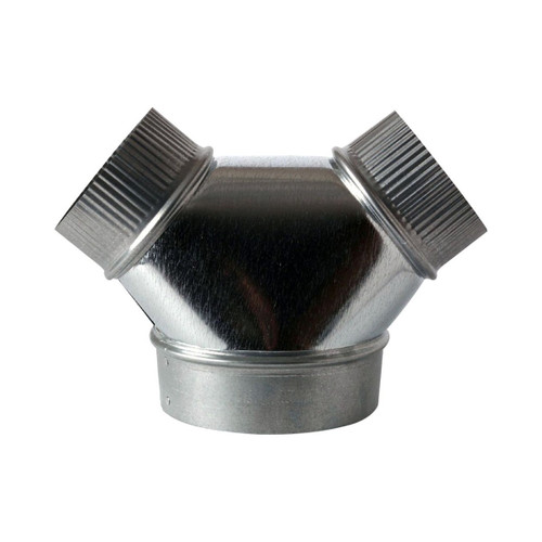 MTI 8 x 6 x 6 Inch Bull Nose Duct Wye, 30 Gauge BNW86 – main product view