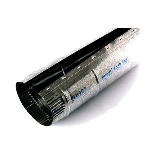 MTI 10-Inch Snap-Lock Round Duct Pipe, 5 ft, 26 Gauge SLP2610 – main product view