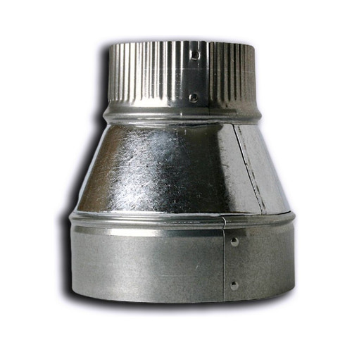 MTI 12 x 8 Inch Round Duct Reducer, 28 Gauge RED128 – main product view