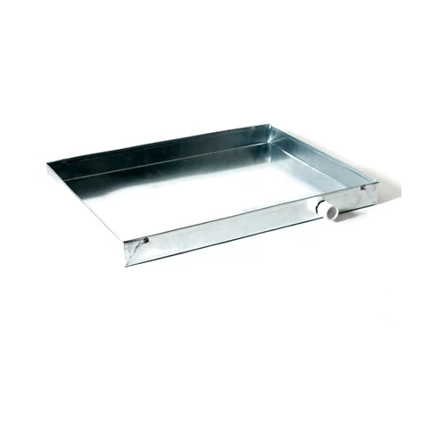 MTI 26 x 26 Inch Galvanized Drain Pan, 26 Gauge, No Drain Fitting DP2626-26NO – main product view