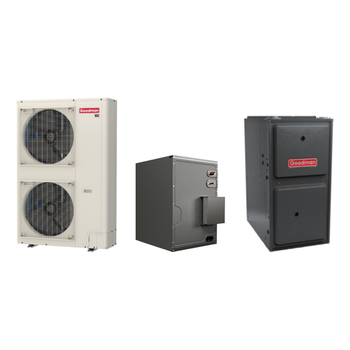 Goodman 5 Ton Heat Pump & Gas Furnace Dual Fuel System