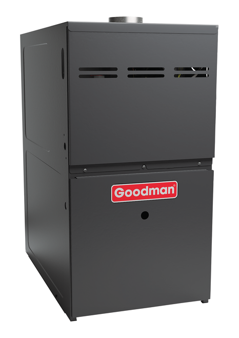 Goodman 100,000 BTU 80% AFUE Gas Furnace Upflow/Horizontal Two Stage up to 4 Ton 21" W, model GR9T801004CN