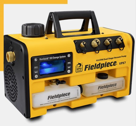 Fieldpiece 10 CFM Vacuum Pump | VPX7