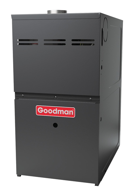 Goodman 60,000 BTU 80% AFUE Gas Furnace Upflow/Horizontal Single Stage up to 3 Ton 17.5" W, model GR9S800603BN