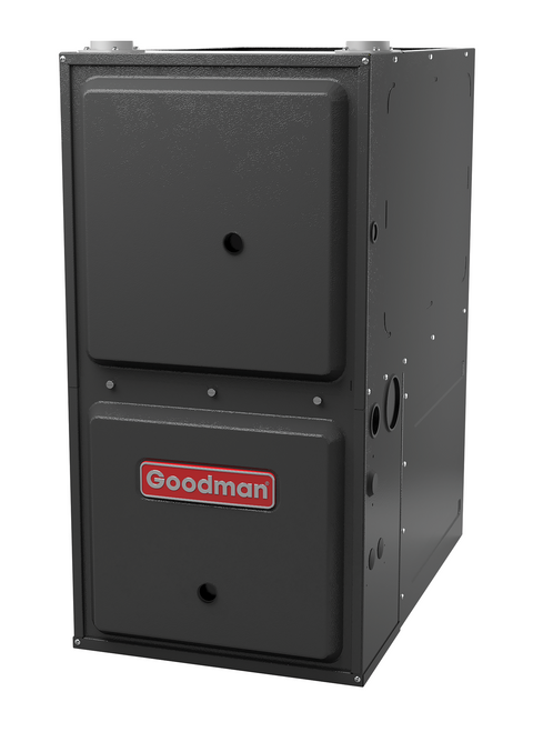 Goodman 80,000 BTU 96% AFUE Gas Furnace Downflow/Horizontal Two Stage up to 3 Ton Blower 17.5” W | GD9T960803BN