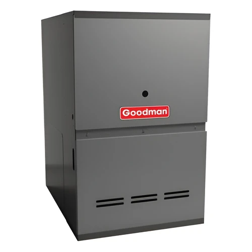 Goodman 60,000 BTU 80% AFUE Gas Furnace Downflow/Horizontal Single Stage up to 3 Ton 14” W | GD9S800603AN — view 1