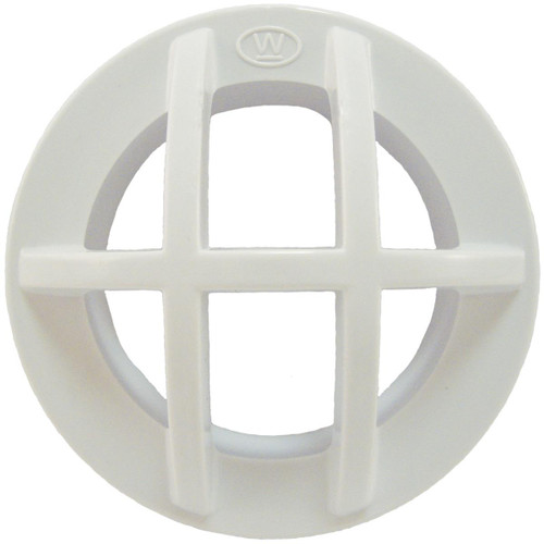 Hayward Grate Insert Wall Inlet Vinyl & Fiberglass White MIP ABS 1-1/2"