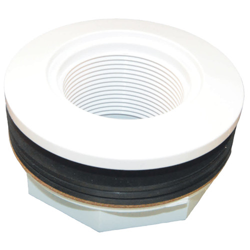 Hayward Return Wall Inlet Fiberglass White Socket ABS 1-1/2"
