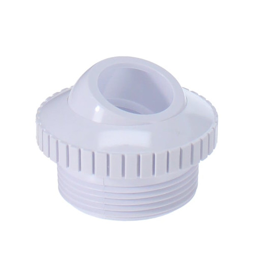 CMP 1-1/2" MIP Directional Flow Outlet, 1" Eyeball, White