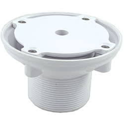 CMP Floor Inlet Fittings, 1-1/2" Socket X 2" MIP, White