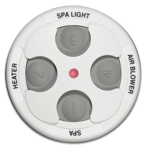 Jandy Pro Series Spa Side Control 1" to 1-1/2", 4 Button, White, 200' Cord