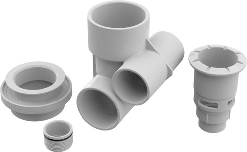 AquaStar AquaThunder Jet Body Gunite White 1-1/2" Socket PVC 2"