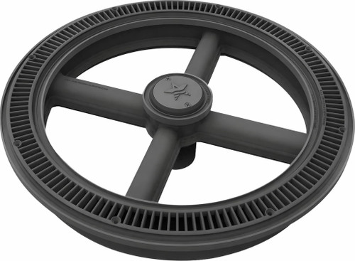 AquaStar Full Circle 20" Round Suction Outlet Cover, Gunite Floor, Dark Gray, 170 to 190 gpm