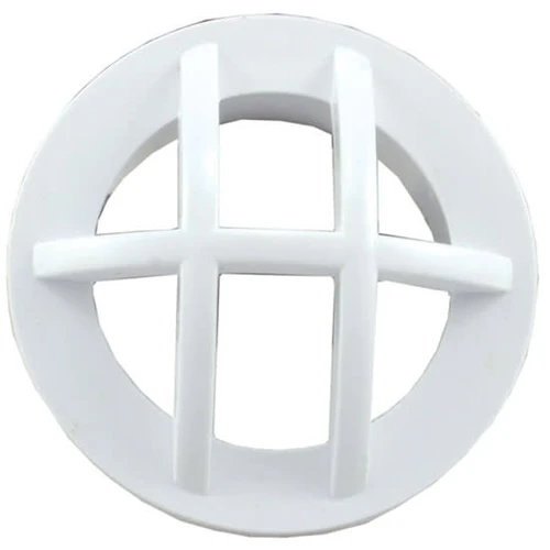 CMP 1.5" MIP Grate Insert Round Drain Cover, White