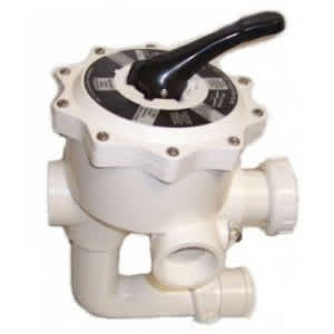 Sta-Rite 2" Side-Mount 6-Position Multiport Valve w/ Unions, White