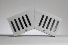 Quaker Cardinal 3" Water Hog Deck Drain 45 Degrees White | QP-6243 W