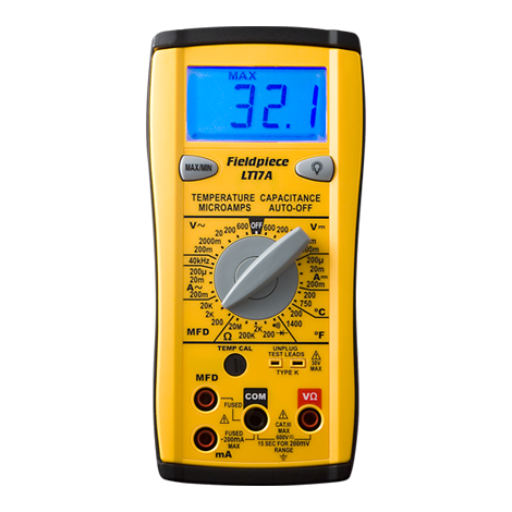 Fieldpiece Classic Style Digital Multimeter with Temperature | LT17A