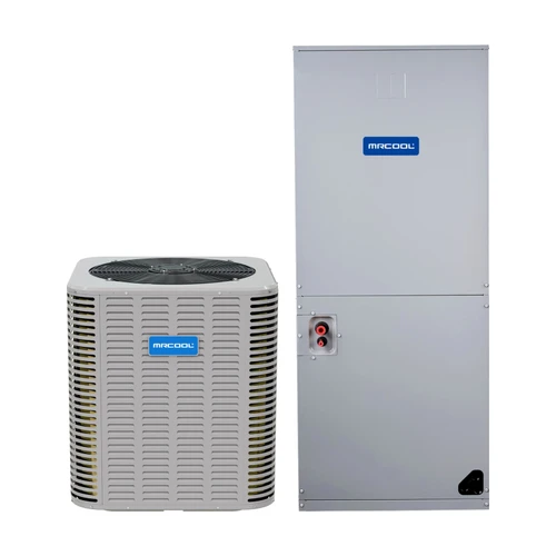 MRCOOL Signature Series 1.5 Ton 18,000 BTU 14.3 SEER2 Heat Pump Split System with Multi-Position PSC Air Handler R-454B