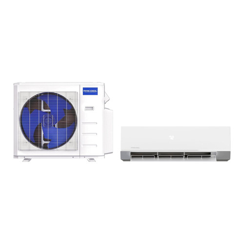 MRCOOL Olympus 4th Gen 18,000 BTU 2-Zone Wall Mounted Ductless Mini Split Heat Pump System (9k + 9k) 25.1 SEER2 R-454B 230V