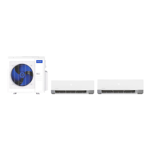 MRCOOL Olympus 4th Gen 36,000 BTU 3-Zone Wall Mounted Ductless Mini Split Heat Pump System (9k + 9k + 18k) 24.0 SEER2 R-454B 230V