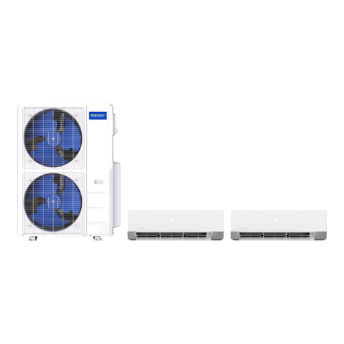 MRCOOL Olympus 4th Gen 48,000 BTU 5-Zone Wall Mounted Ductless Mini Split Heat Pump System (9k + 9k + 9k + 9k + 12k) 24.0 SEER2 R-454B 230V