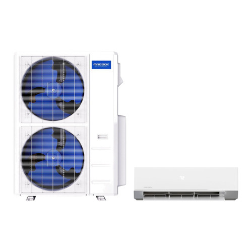 MRCOOL Olympus 4th Gen 48,000 BTU 6-Zone Wall Mounted Ductless Mini Split Heat Pump System (9k + 9k + 9k + 9k + 9k + 9k) 24.0 SEER2 R-454B 230V