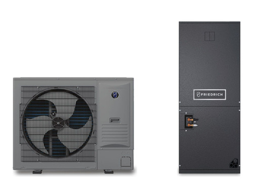 Friedrich Breeze Select 4 Ton 18 SEER2 Inverter Heat Pump Split System with Multi-Position Multi-Speed ECM Air Handler R454B, model WFPU17Y483D WFH48Y223D