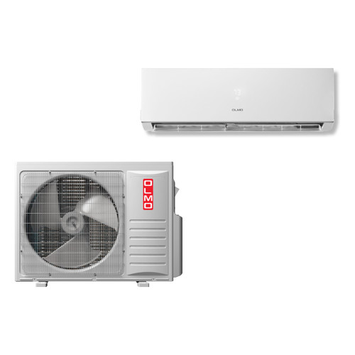 Olmo Sierra 9,000 BTU 1 Ton 20 SEER2 Wall Mounted Ductless Mini Split Heat Pump System R-32 115V | OS-SR09-115VO-OS-09SRW-115VI