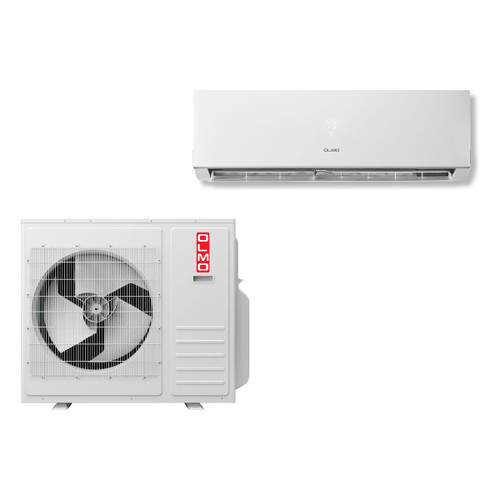 Olmo Sierra 24,000 BTU 2 Ton 19.5 SEER2 Wall Mounted Ductless Mini Split Heat Pump System R-32 208/230V | OS-SR24-230VO-OS-24SRW-230VI