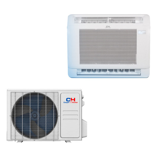 Cooper & Hunter Mini Floor Console 9,000 BTU 1 Ton 26 SEER2 Floor Console Ductless Mini Split Heat Pump System R-454B 208/230V, model CH-RES09-230VO-CH-RSH09MMC