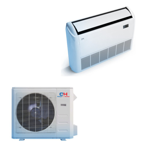 Cooper & Hunter Universal Floor Ceiling 24,000 BTU 2 Ton 21.1 SEER2 Universal Floor/Ceiling Ductless Mini Split Heat Pump System R-454B 208/230V | CH-RES24-230VO-CH-RSH24MFC