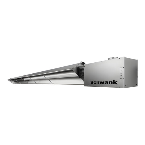 Schwank 60 FT 200,000 BTU Stainless Burner Housing Tube Heater - Schwank STW-200-60-AL
