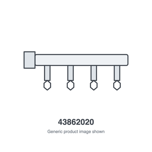 Sunstar 43862020 Gas Manifold (2 Outlets) - generic product illustration