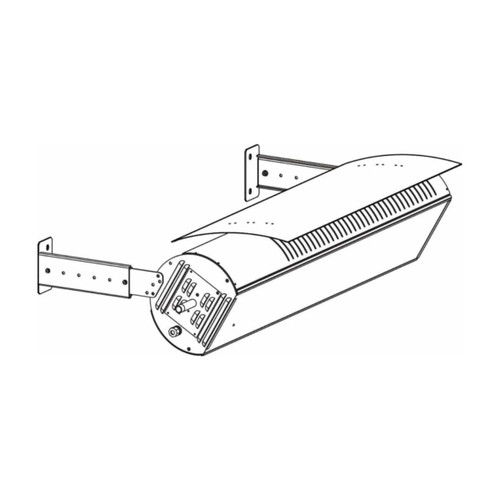 Sunstar 44566300 black heat shield kit for SGL35 glass patio heaters