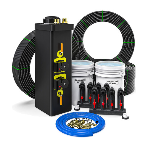 MRCOOL GeoCool 4 Ton Closed Loop Geothermal Installation Kit with Angled Manifold & Flow Center GCIK-CL4T-AM