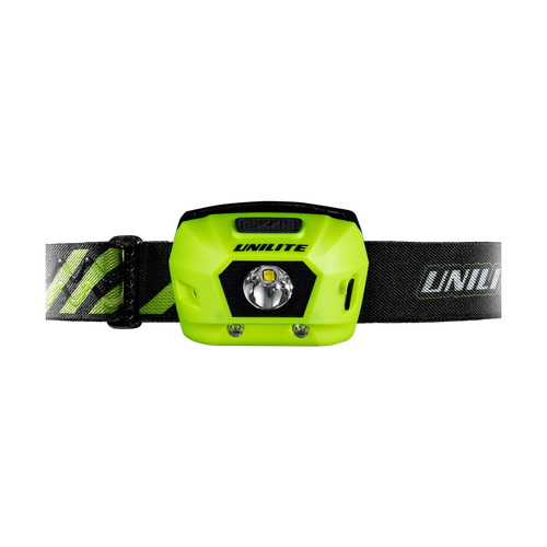 Unilite HL-4R 275 lumen rechargeable head torch - front view - HL-4R