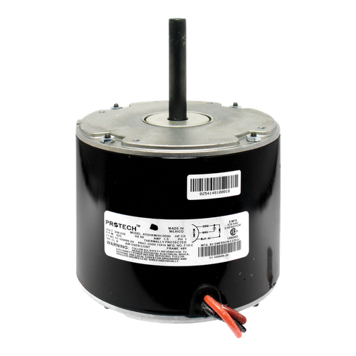 ProTech 1/3 HP Condenser Fan Motor - 208-230V, 825 RPM, 1-Speed, CCW – 51-102500-10