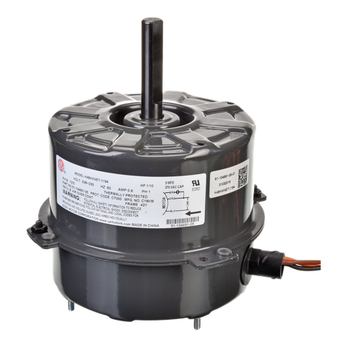 ProTech 1/10 HP Condenser Fan Motor - 208-230V, 1075 RPM, 1-Speed, CCW – 51-104691-05