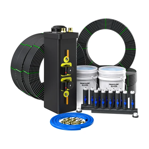 MRCOOL GeoCool 6 Ton Closed Loop Geothermal Installation Kit with Straight Manifold & Flow Center GCIK-CL6T-SM