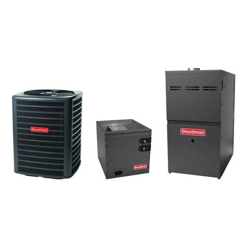 Goodman 1.5 Ton Air Conditioner Gas Furnace & Air Conditioner System