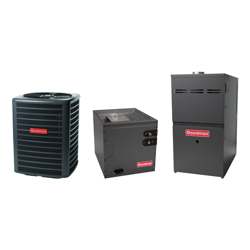 Goodman 1.5 Ton Air Conditioner Gas Furnace & Air Conditioner System