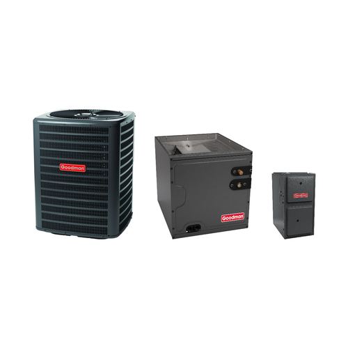 Goodman 1.5 Ton Air Conditioner Gas Furnace & Air Conditioner System