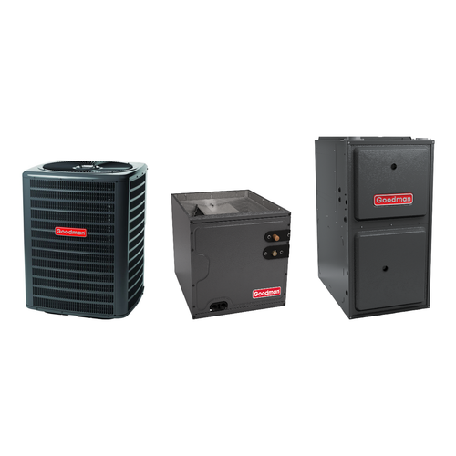 Goodman 1.5 Ton Air Conditioner Gas Furnace & Air Conditioner System