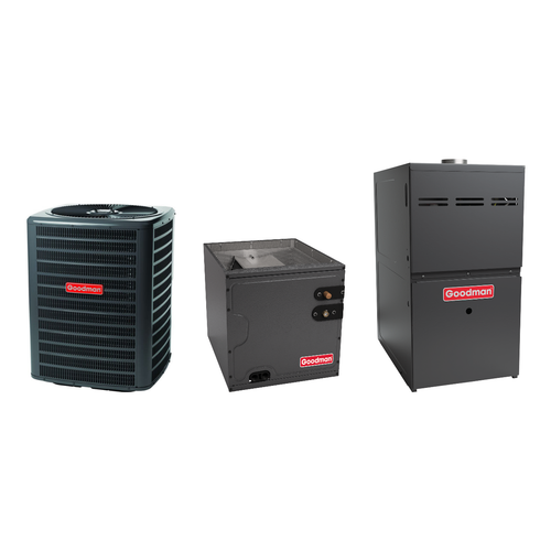 Goodman 1.5 Ton Air Conditioner Gas Furnace & Air Conditioner System