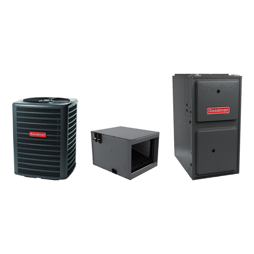 Goodman 1.5 Ton Air Conditioner Gas Furnace & Air Conditioner System