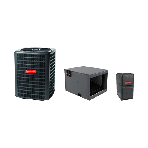 Goodman 1.5 Ton Air Conditioner Gas Furnace & Air Conditioner System