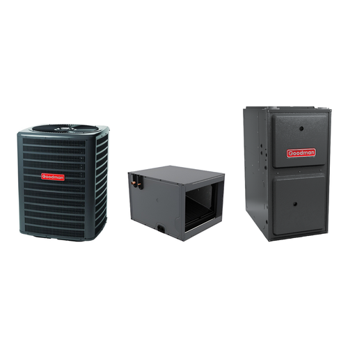 Goodman 1.5 Ton Air Conditioner Gas Furnace & Air Conditioner System