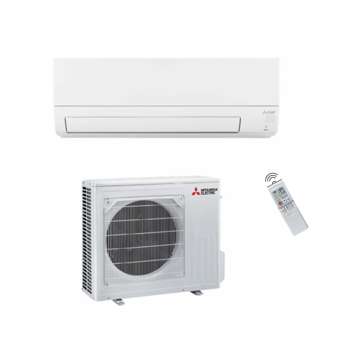 Mitsubishi Electric 12,000 BTU 25.6 SEER2 Wall Mounted Ductless Mini Split Heat Pump System R454B Refrigerant, model MZ-GX12NL